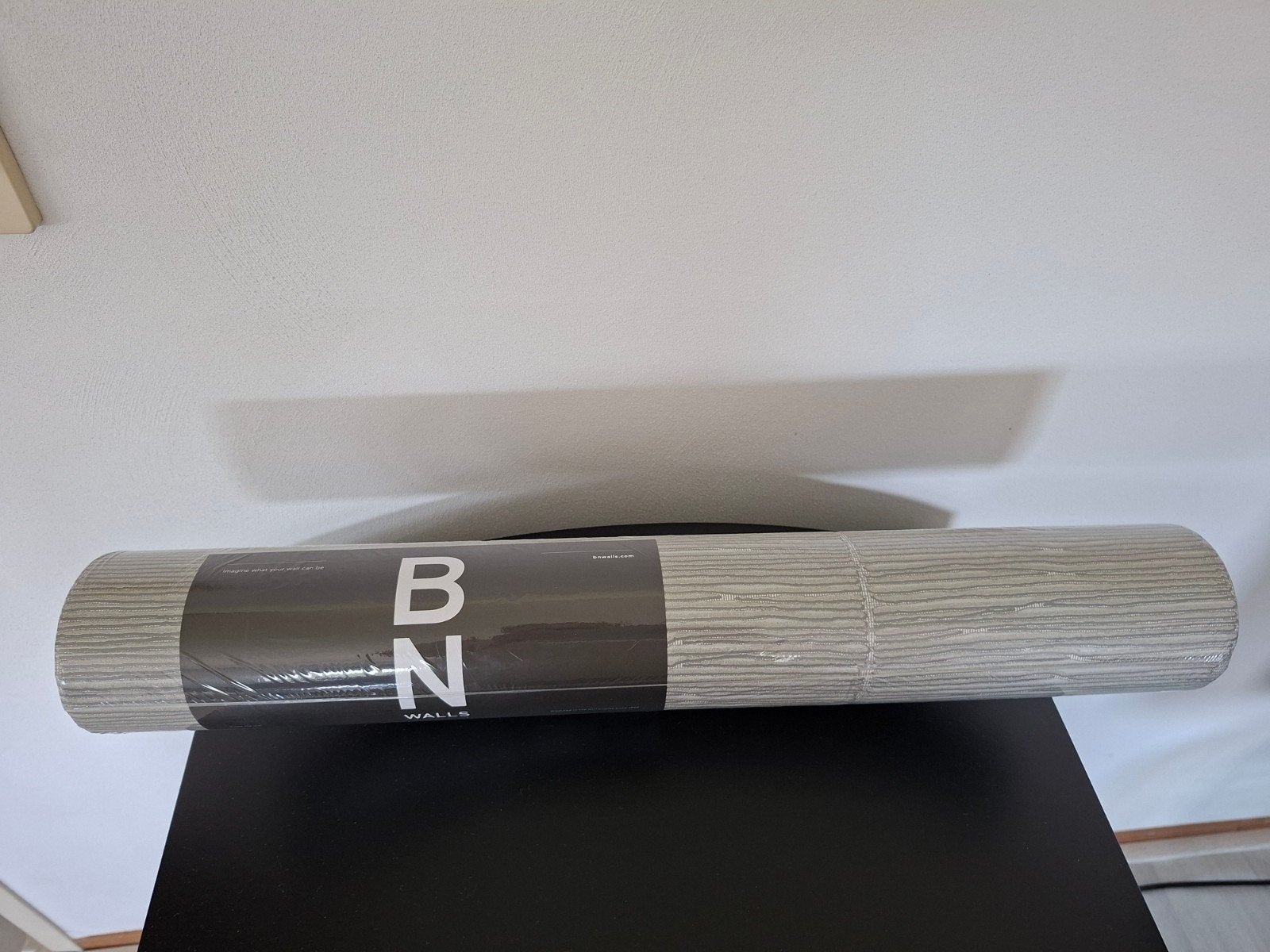 BN Walls Vinyl Behang Grijs - 1 rol, Effen, BN, Ophalen of Verzenden, Vinylbehang