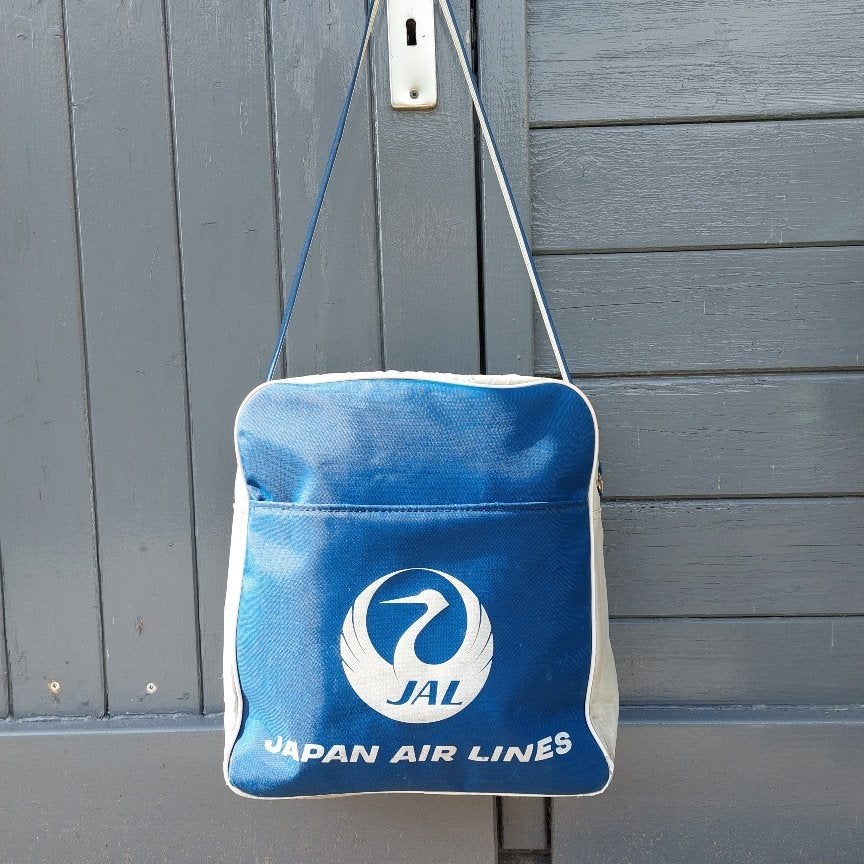 unieke JAL canvas tas jaren 60, Ophalen of Verzenden, Gebruikt, Overige typen