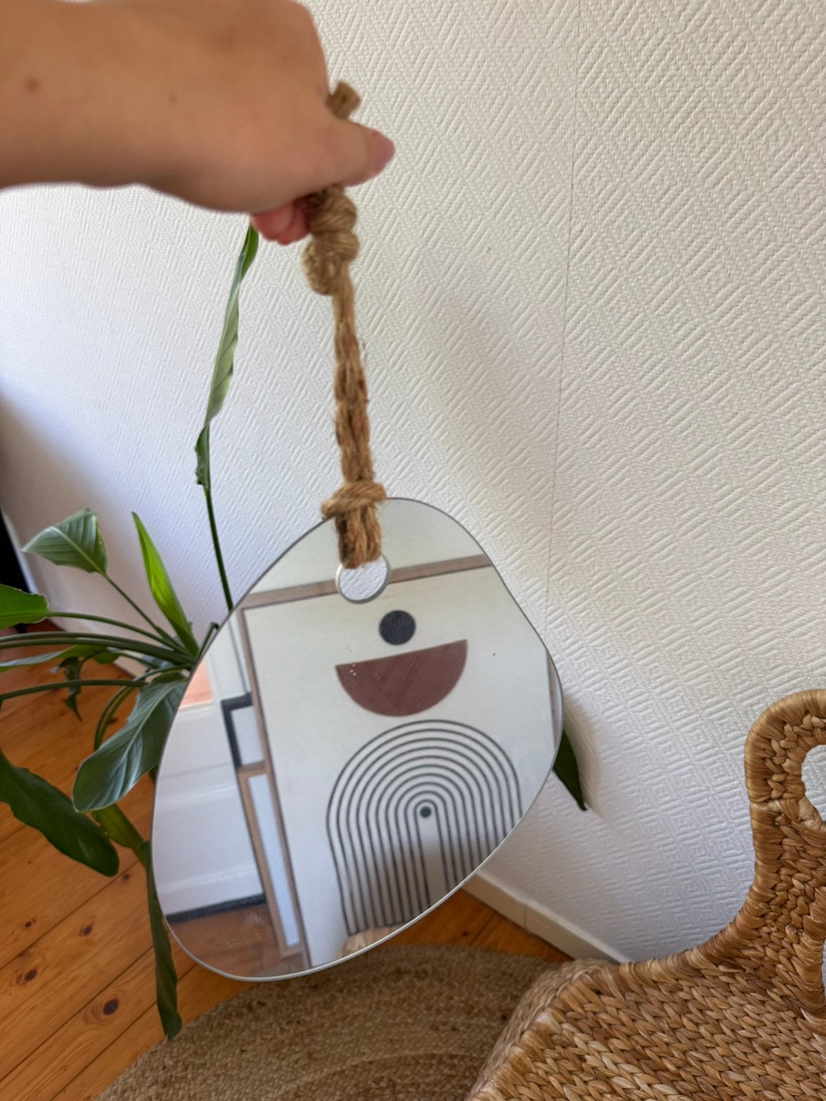 Mirror, Ophalen, Minder dan 50 cm, Zo goed als nieuw, Minder dan 100 cm