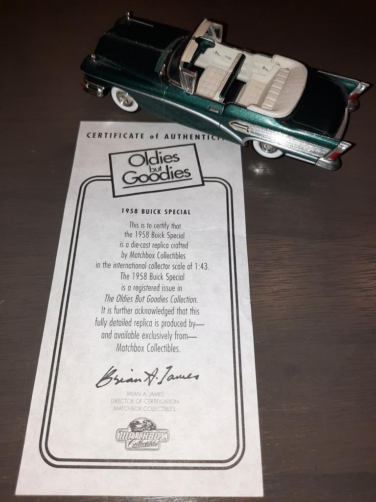 Matchbox Collectibles 1958 Buick Special Die-cast, Ophalen of Verzenden