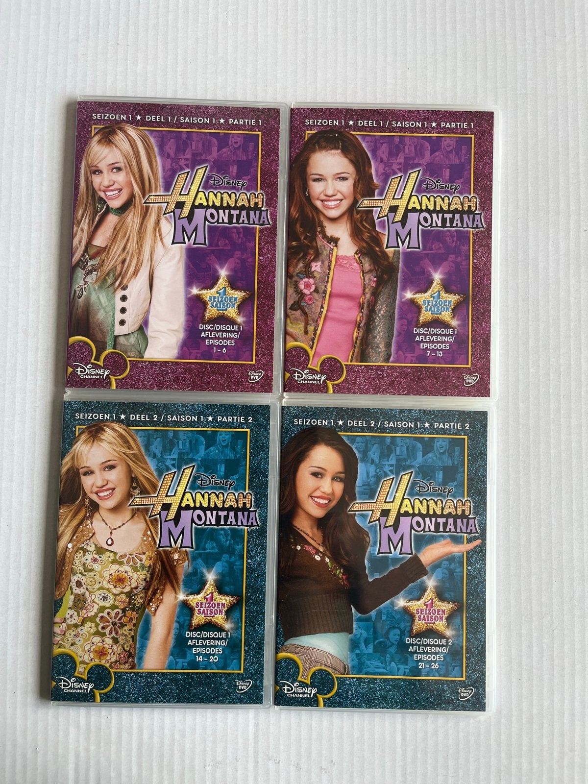 Hannah Montana Seizoen 1 Deel 1 & 2 DVD Boxset, Alle leeftijden, Tv-serie, Ophalen of Verzenden, Familie