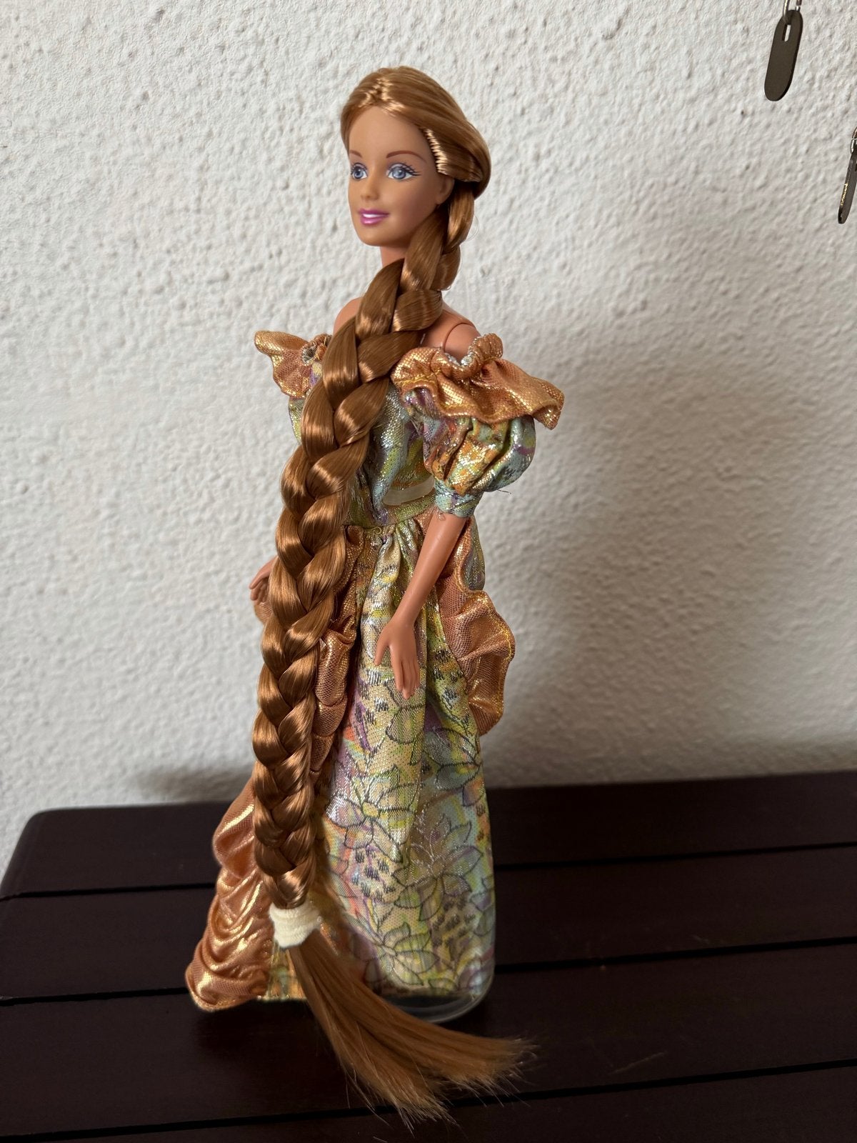 Barbie Rapunzel met herworteld lang haar, Kinderen en Baby's, Ophalen of Verzenden, Gebruikt, Barbie