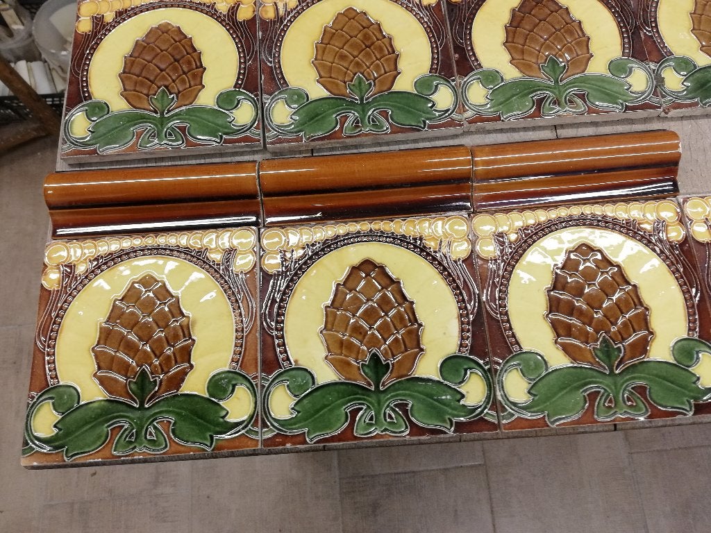 Prachtige art nouveau / jugendstil tegels Le Glaive, Ophalen