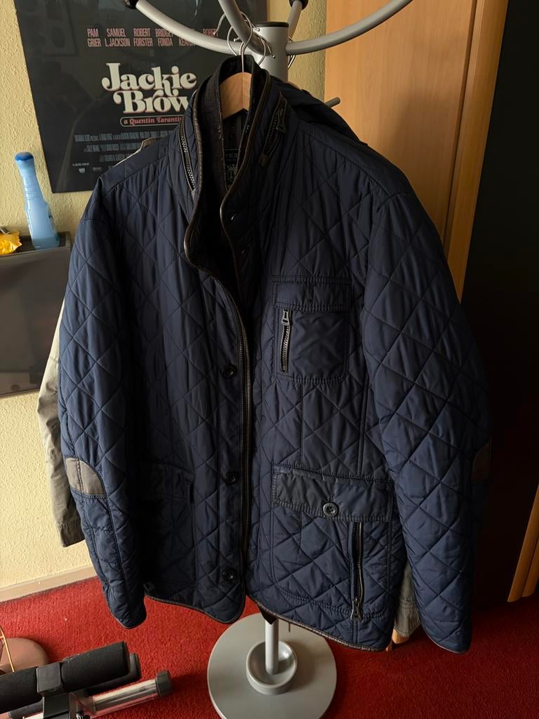 State of Art Gewatteerde Jas - Maat L, Kleding | Heren, Jassen | Winter, Ophalen, Gedragen, Maat 56/58 (XL), Blauw