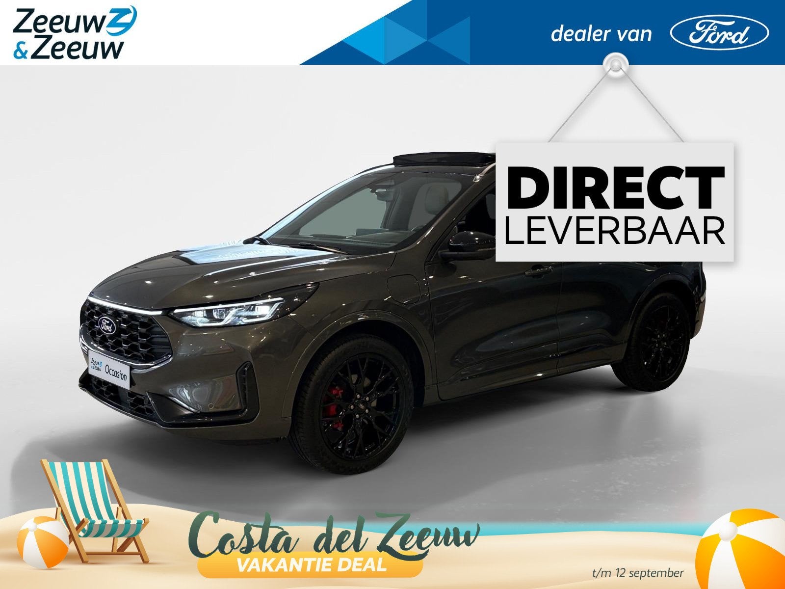 Ford Kuga 2.5 PHEV Sound Edition | Direct Leverbaar | Voorra, 12 maanden, 14 kWh, Plug-in hybride, Bedrijf