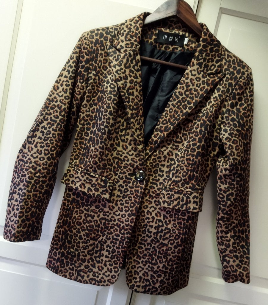 Blazer Nieuw Leopard Maat S, Bruin, Nieuw, Ophalen of Verzenden, Jasje