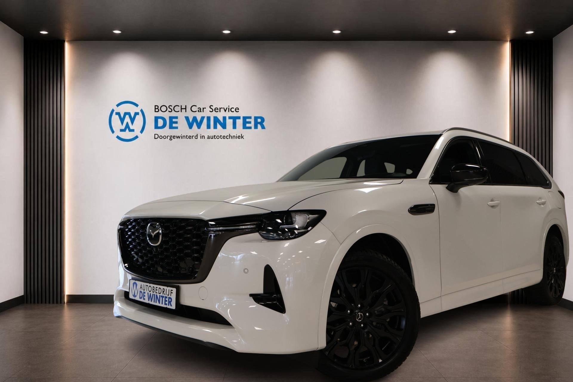 Mazda CX-80 2.5 e-SkyActiv PHEV Homura Plus 7p, Auto's, Mazda, Automaat, Gebruikt, Zwart, CX-80