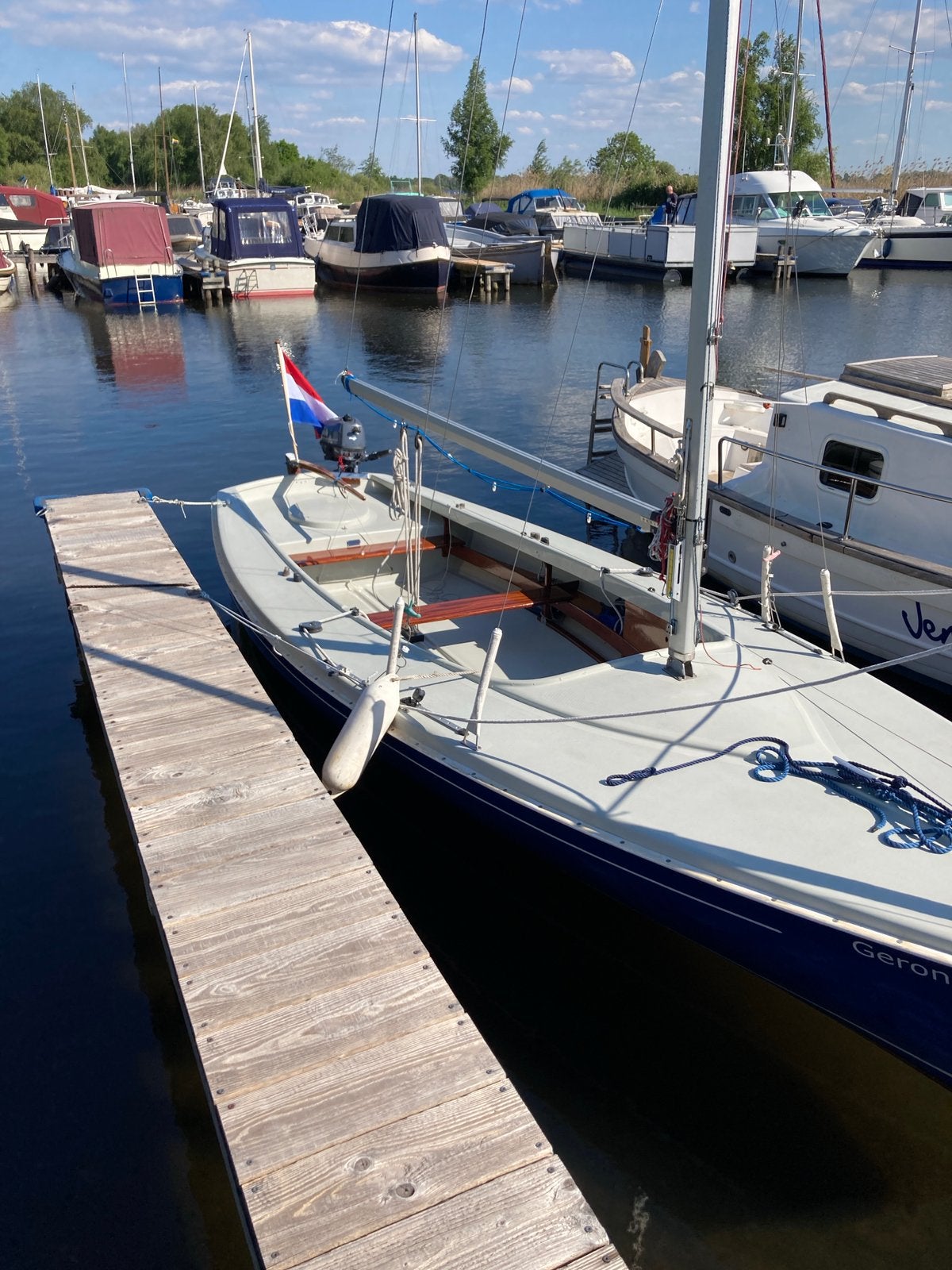 Zeilboot - Randmeer + BBM + evt. ligplaats a/d Grevelingen, Watersport en Boten, Randmeer, 4 pk, Polyester, 55 cm