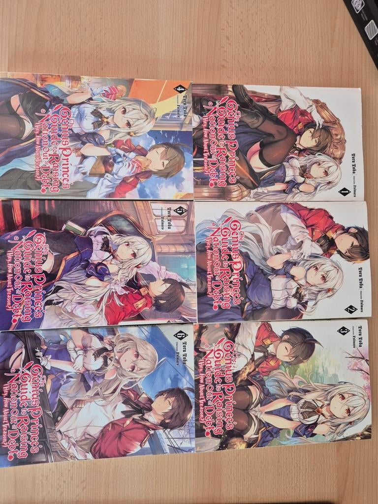 Toru toba lightnovels 1-6, Meerdere comics, Ophalen of Verzenden, Zo goed als nieuw, Japan (Manga)