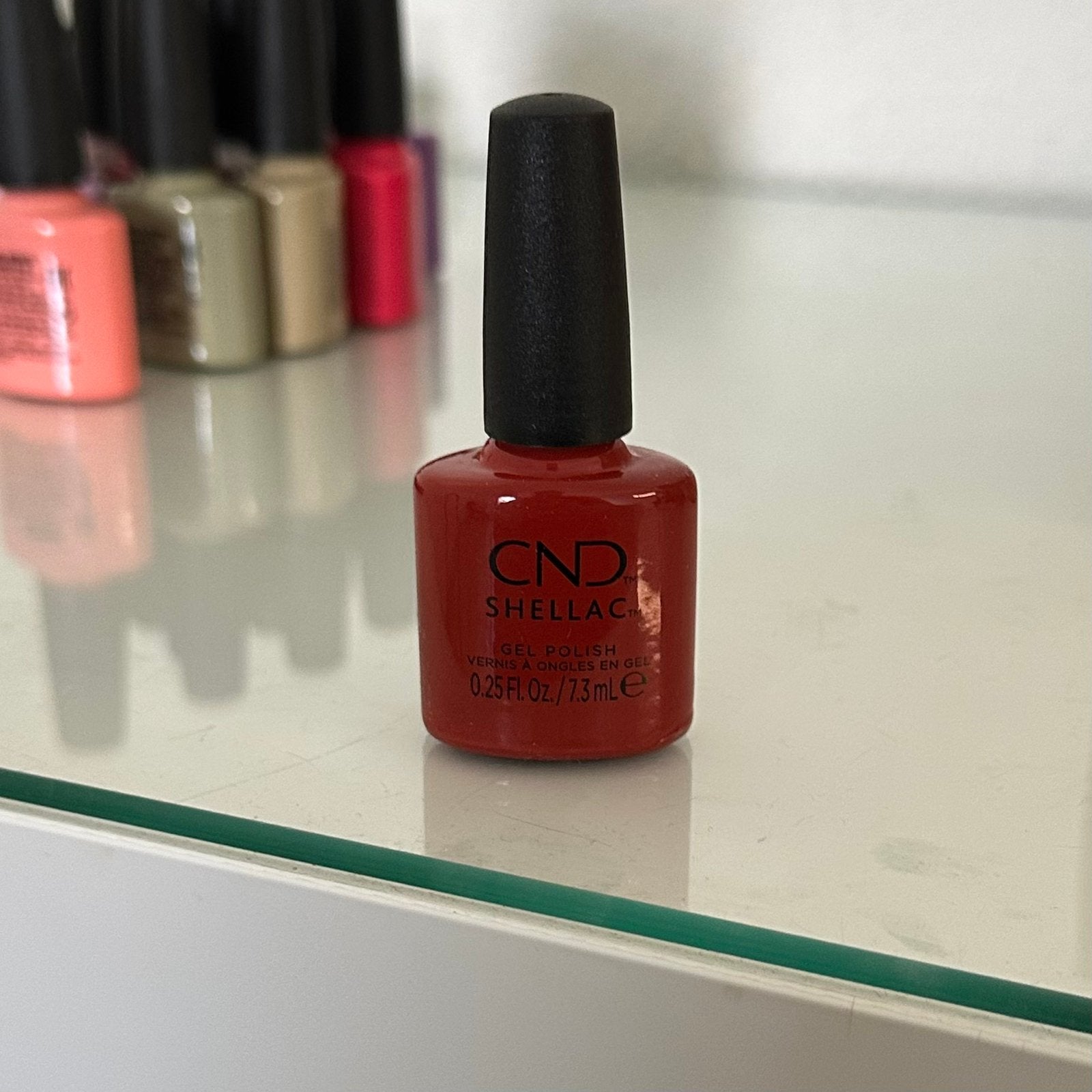 CND SHELLAC mapel leaves, Ophalen of Verzenden, Zo goed als nieuw, Handen en Nagels