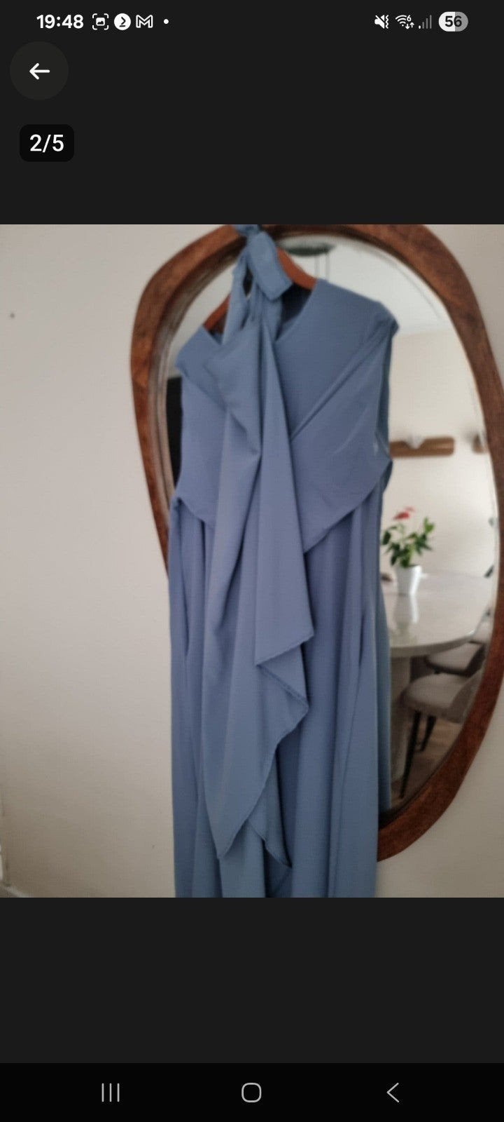 abaya met khimaar, Overige typen, Blauw, Maat 42/44 (L), Nieuw