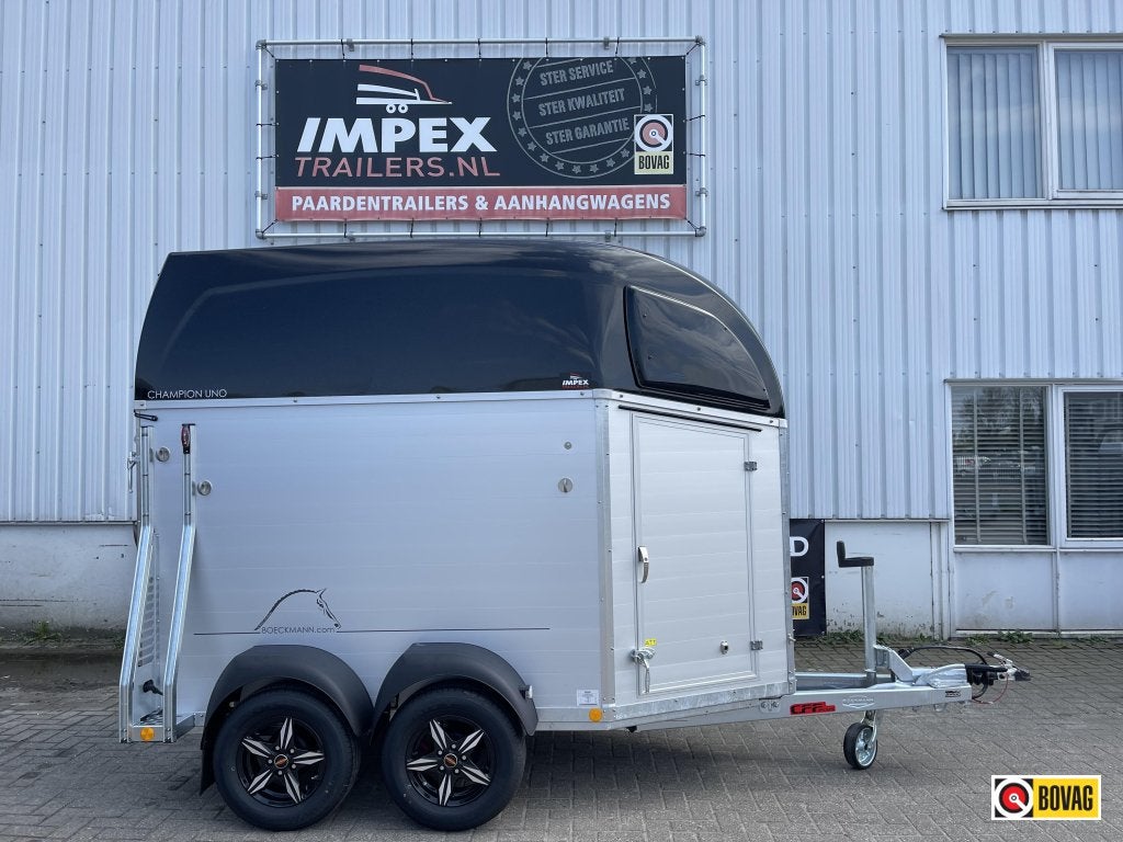Bij Impex Bockmann Champion Uno CFF plus topmodel 1 1/2 prds, Nieuw, Aluminium, 1½-paards trailer
