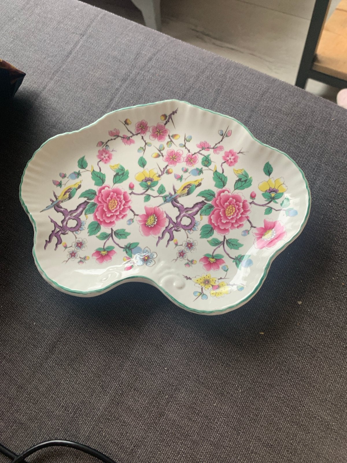 Old Foley James Kent Ltd 'Chinese Rose' schaal, Ophalen of Verzenden
