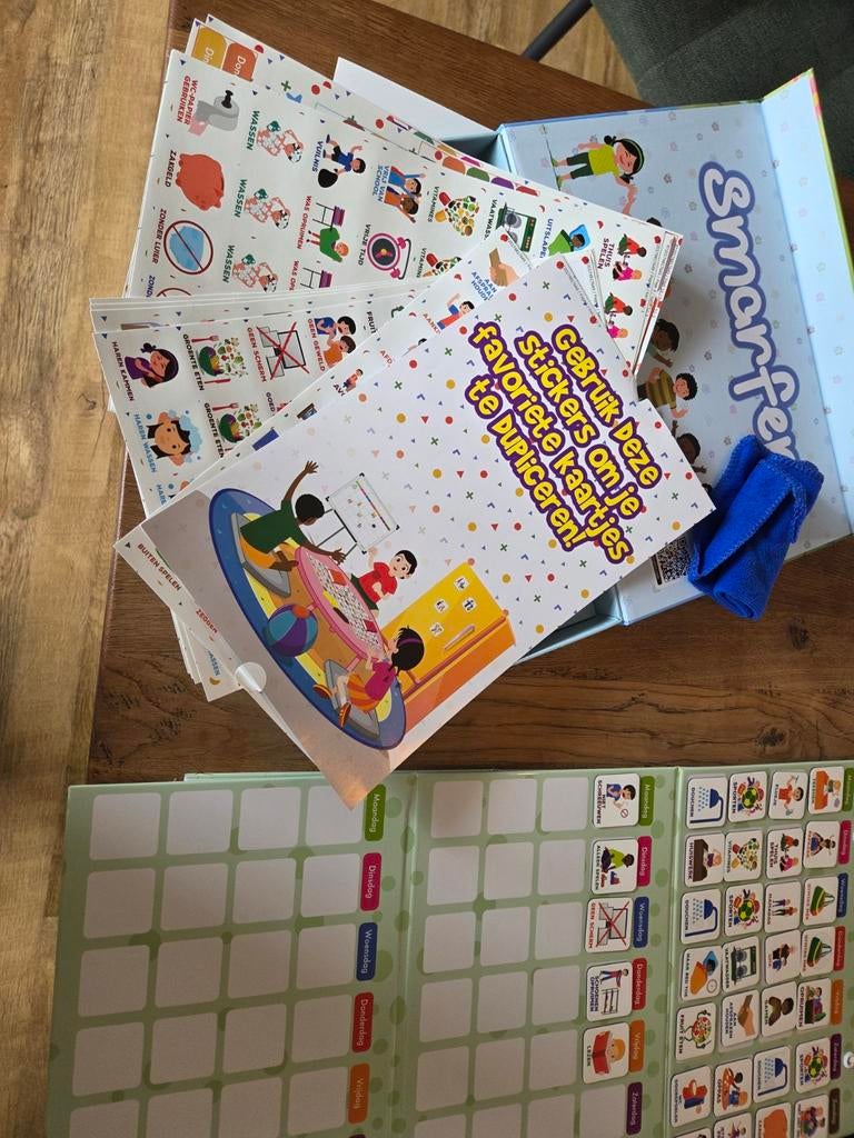Smarfer Planbord & Beloningssysteem met pictogrammen, Ophalen, Zo goed als nieuw