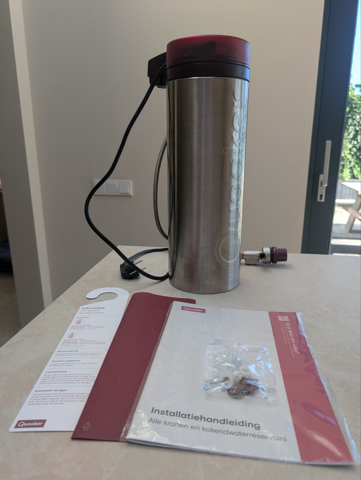Quooker Pro3 reservoir - Slechts 2 weken gebruikt!, Ophalen of Verzenden, Zo goed als nieuw