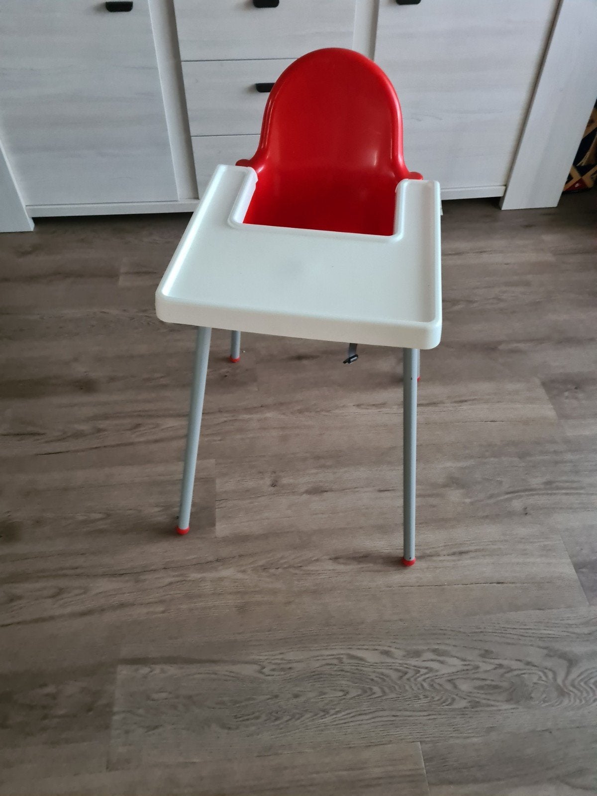 Ikea antilop kinderstoel inclusief blad en zitverkleiner, Ophalen, Gebruikt, Overige typen