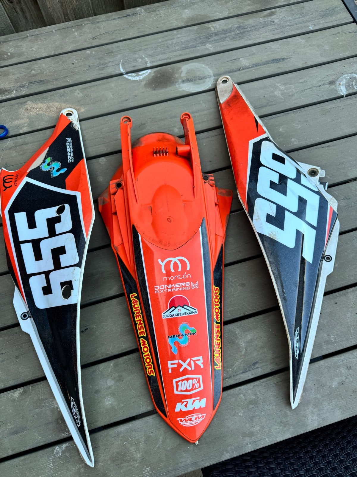 KTM Kappen Set crossmotor kappen set, Ophalen, Gebruikt