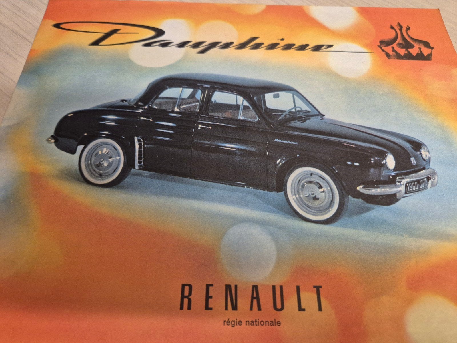 jaren 50 Renault Dauphine brochure A4 formaat keurige uitgav, Ophalen of Verzenden, Renault