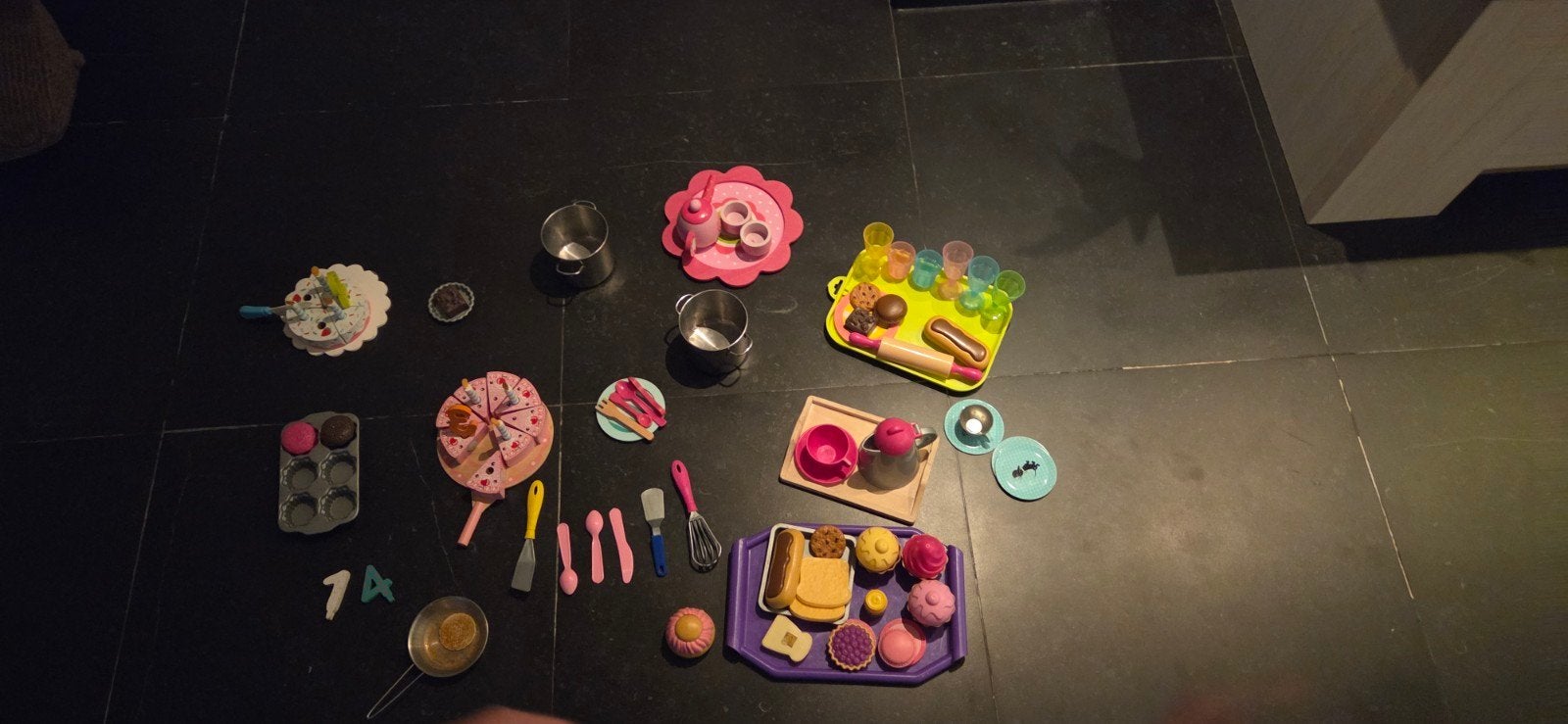 set speelgoedkeuken accessoiresen, Ophalen of Verzenden, Gebruikt, Jongen of Meisje