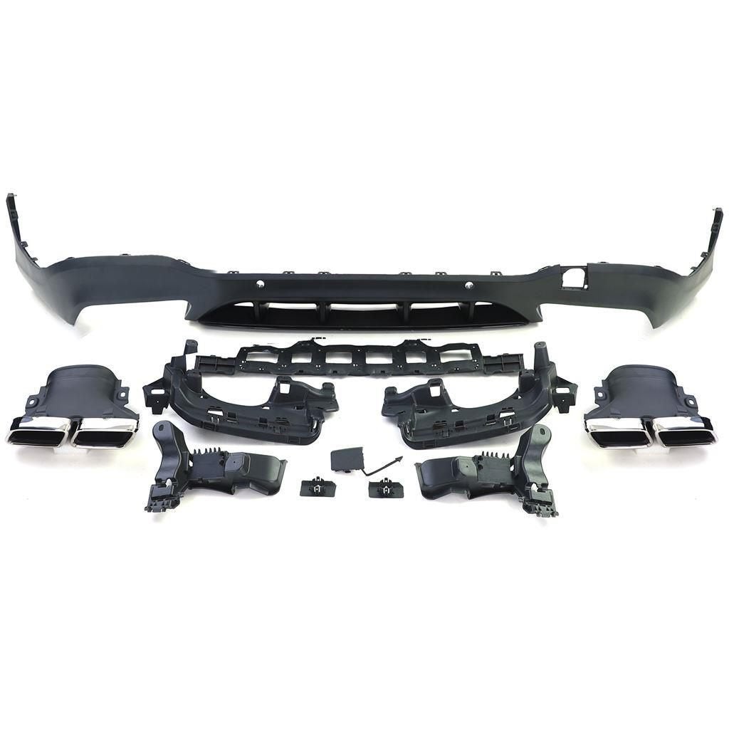 GLC63 AMG Look Uitlaat Diffuser Voor Mercedes GLC X253, Auto diversen, Tuning en Styling, Verzenden, Automotive Parts, A.parts@hotmail.nl