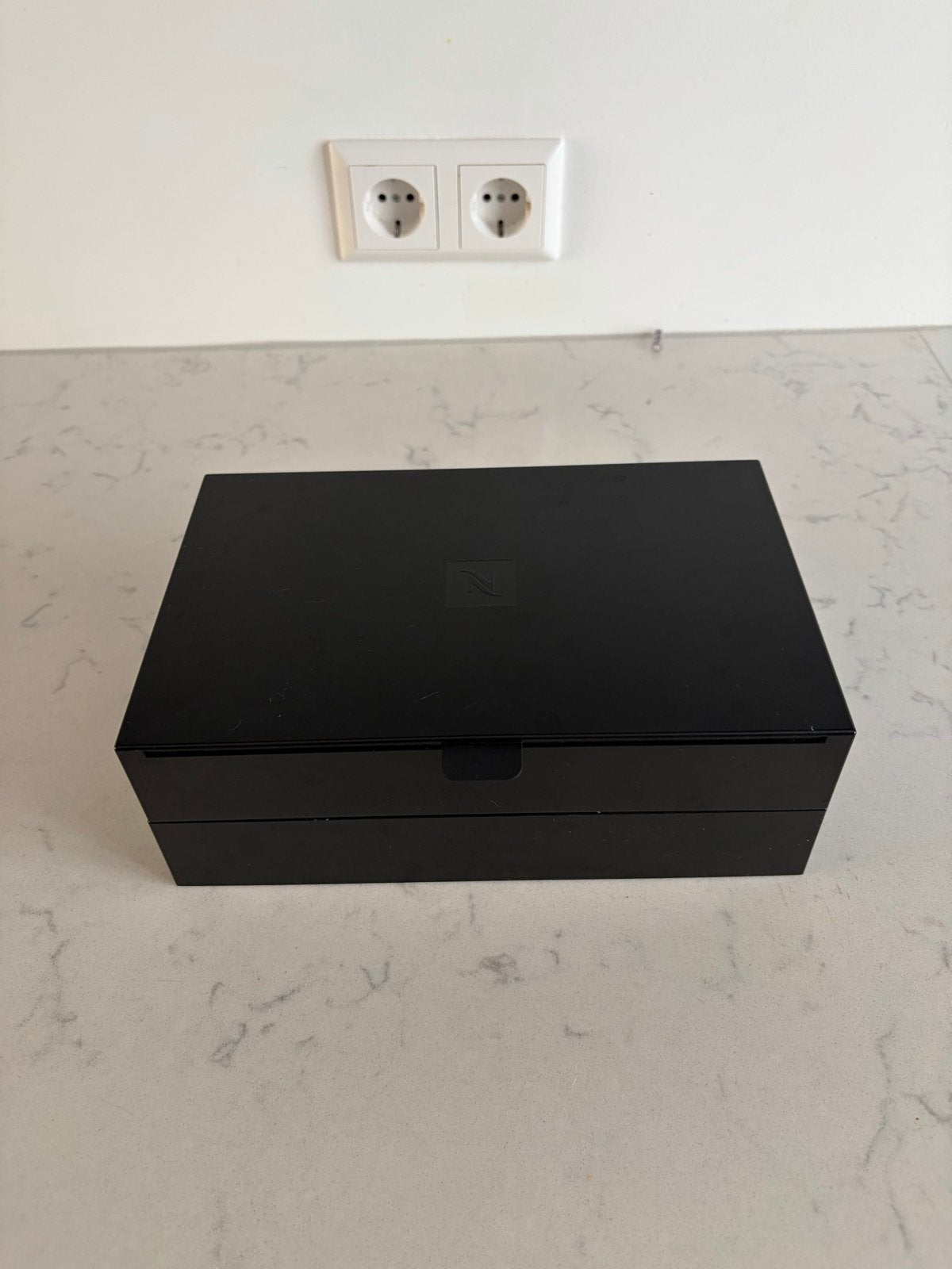 Nespresso doos met ongecafeïneerde koffiecapsules, Ophalen, Overige typen, Kunststof, Zo goed als nieuw