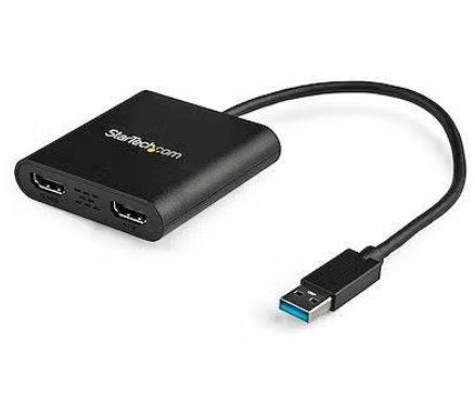 Startech USB32HD2 - Geen dubbel 4K ondersteuning!, Computers en Software, Dockingstations, Gebruikt, Docking station, Ophalen of Verzenden