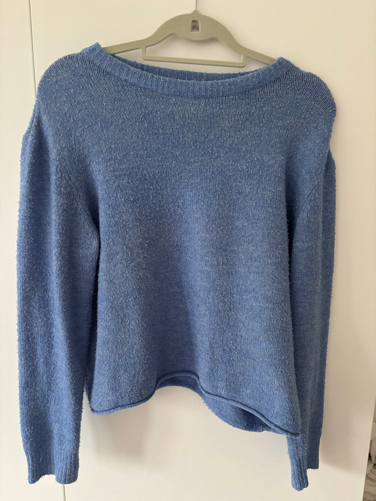 gebreide trui, Ophalen of Verzenden, Gedragen, Maat 36 (S), Blauw