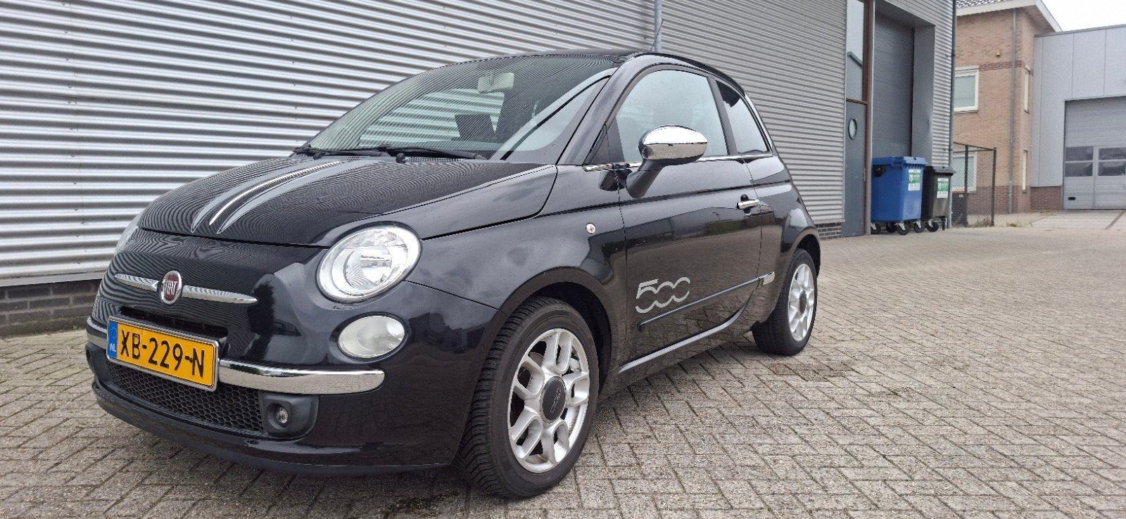 Fiat 500 0.9 Twin-air 2011 Zwart apk sept 2027!!!t, Voorwielaandrijving, Handgeschakeld, Geïmporteerd, 85 pk