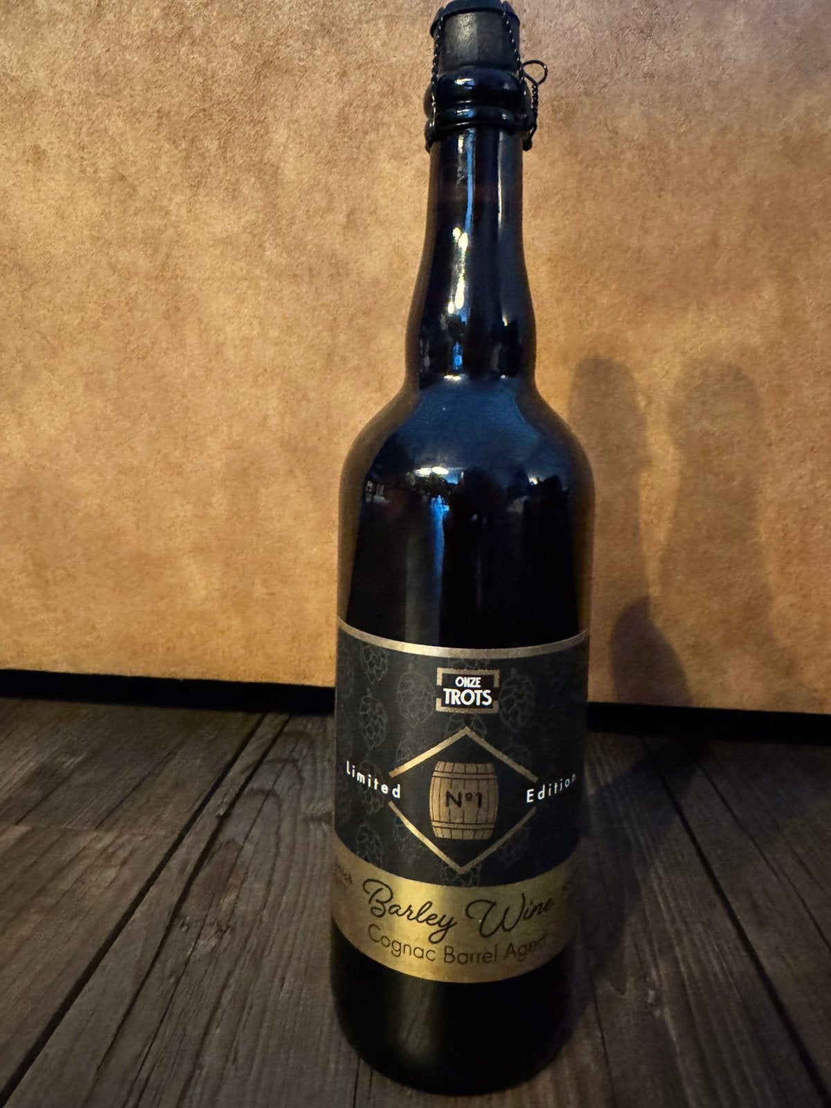 Onze Trots Barley Wine Cognac Barrel Aged – 75 cl, Ophalen of Verzenden