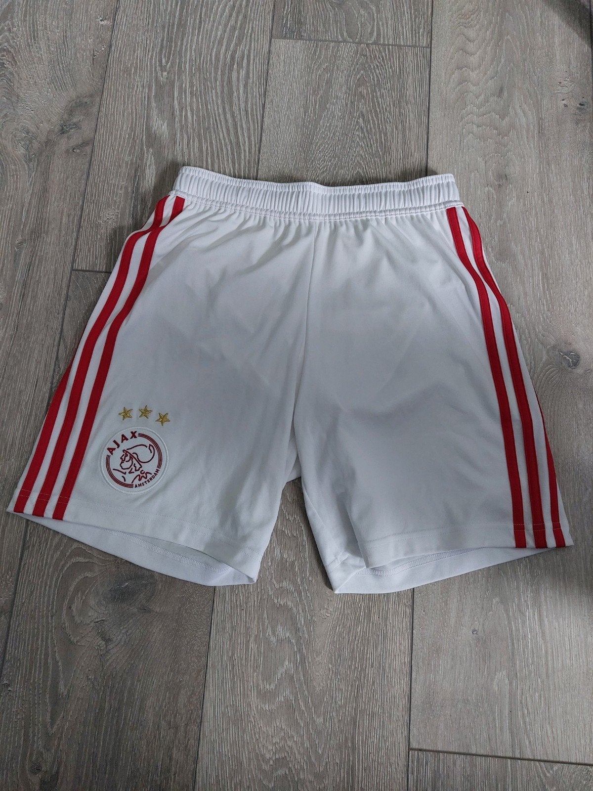 ajax broek, Kleding | Heren, Wit, Ophalen of Verzenden, Zo goed als nieuw, Adidas