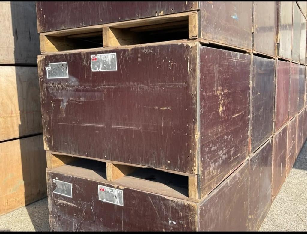 Kuubskist betonplex L1200 B1000 H800, Doe-het-zelf en Verbouw, Ophalen, Gebruikt, Krat, Minder dan 35 cm