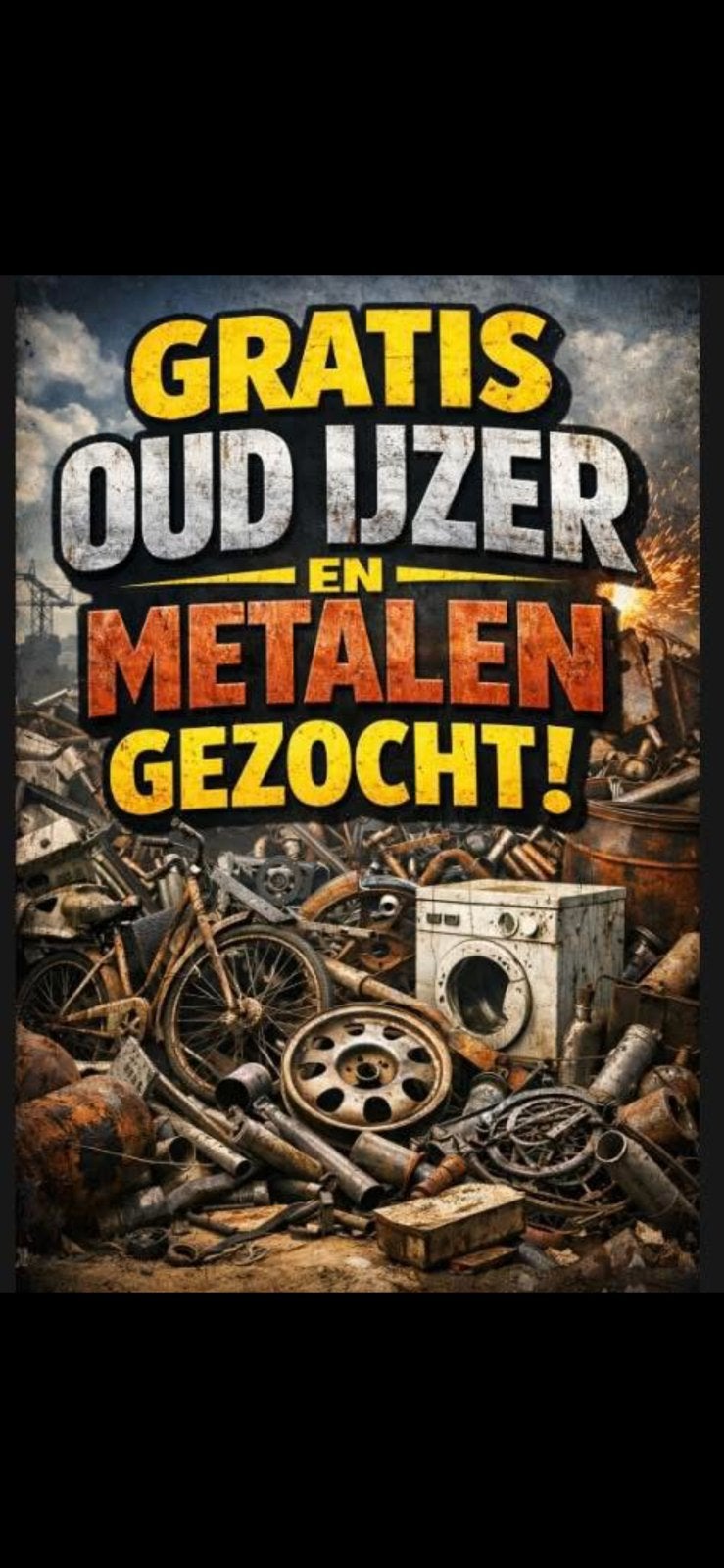 Oud ijzer boer bollestreek, Ophalen of Verzenden, Zo goed als nieuw