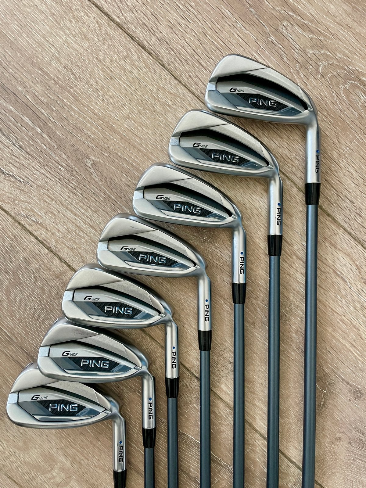Ping G425 golf ijzerset (4-Pw) Z.G.A.N., Sport en Fitness, Ophalen of Verzenden, Zo goed als nieuw, Set, Ping