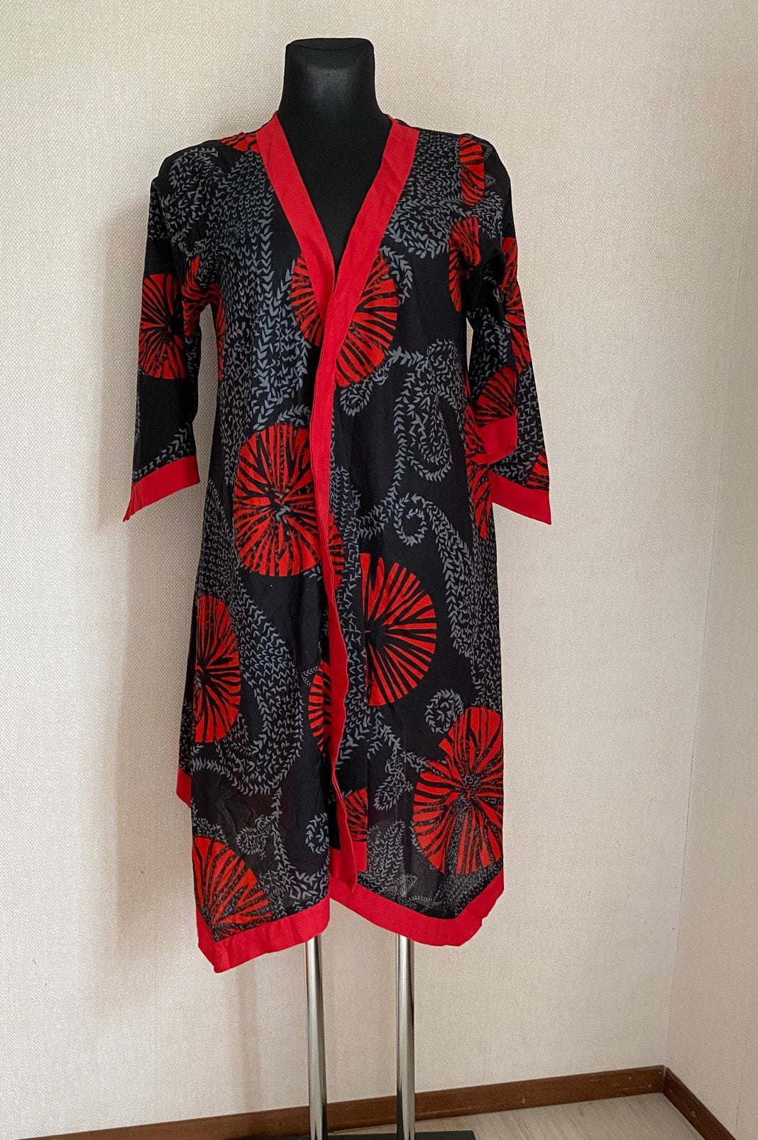 Aller Simplement kimono jurkje/ tuniek - universele maat, Maat 38/40 (M), Ophalen of Verzenden, Zo goed als nieuw, Rood