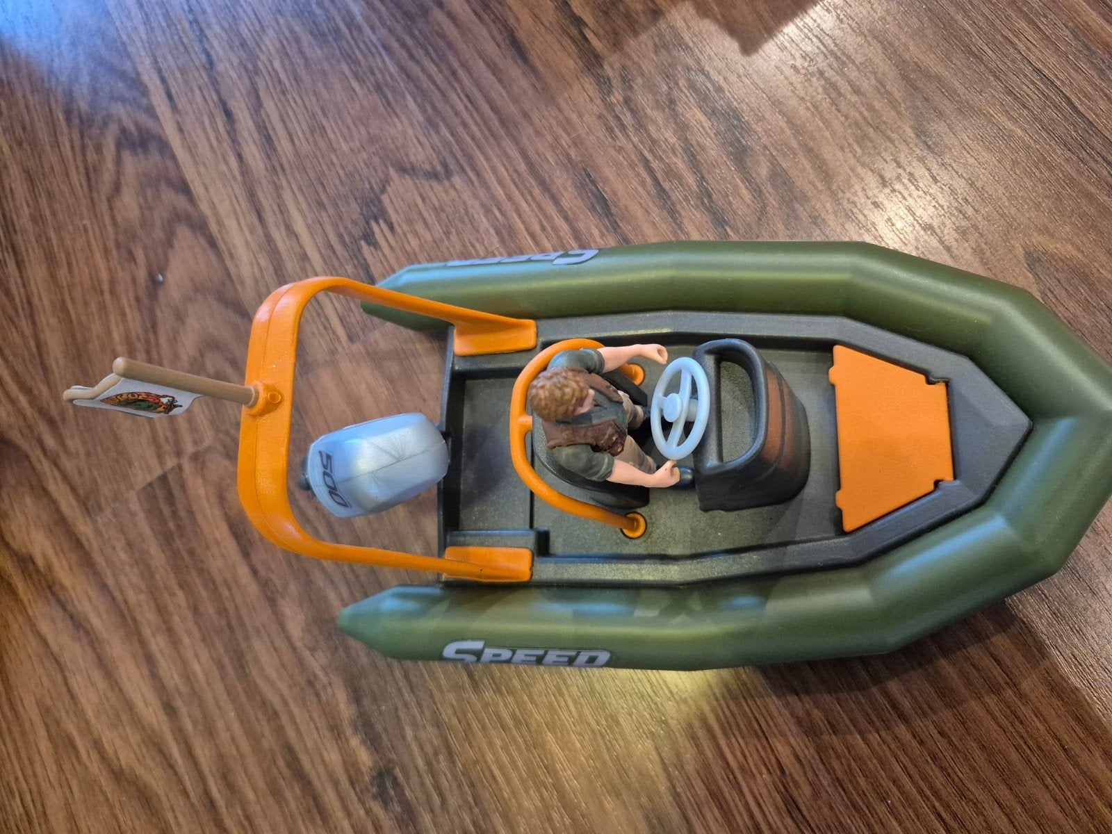 Playmobil Speed rubberboot met figuur, Ophalen of Verzenden, Zo goed als nieuw