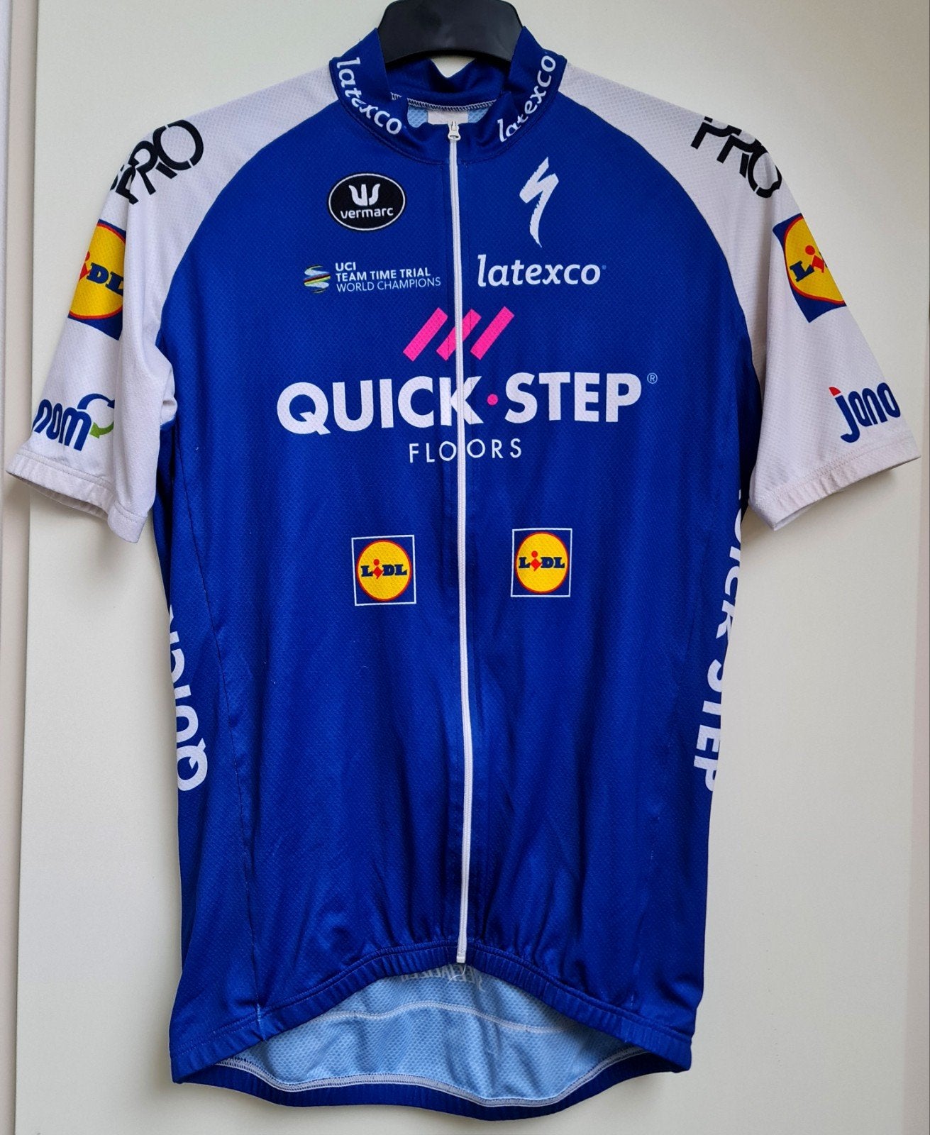 Quick Step wielershirt wielrenshirt uit 2017 maat XL 52, Fietsen en Brommers, Ophalen, Gebruikt, Heren, Bovenkleding