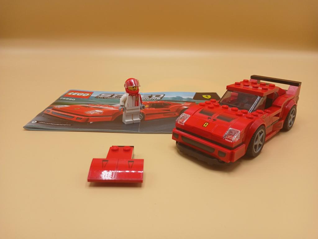 Lego Speed Champions, 75890 Ferrari F40 Competizione. *ZGAN*, Compleet, Lego, Zo goed als nieuw, Complete set