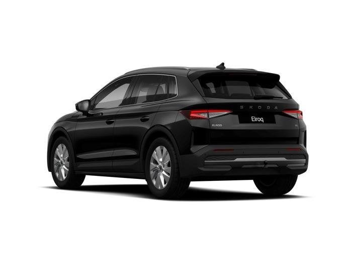 Skoda Elroq Tour Edition 85 | 286PK | Trekhaak | Stoelverwar, Auto's, Automaat, 1800 kg, Leder en Stof, Zwart