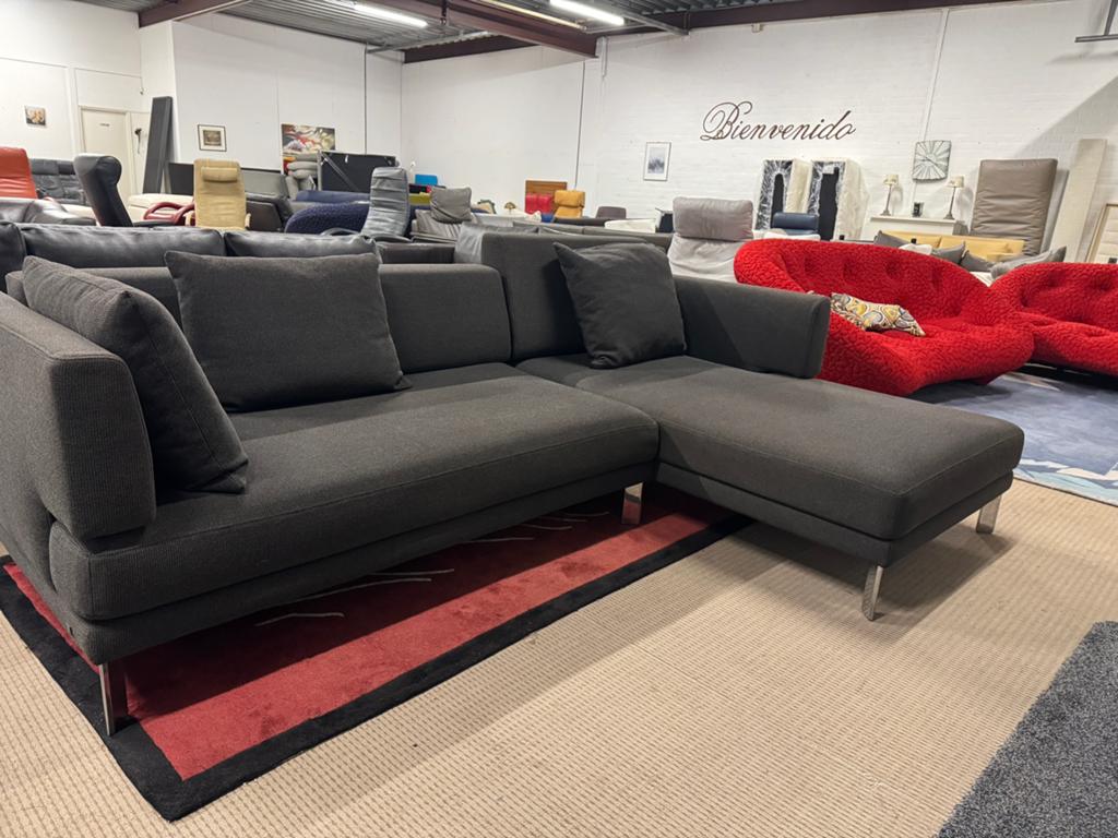 Rolf Benz hoekbank multifunctioneel, 250 tot 300 cm, Duitsland, 100 tot 125 cm, Hoekbank
