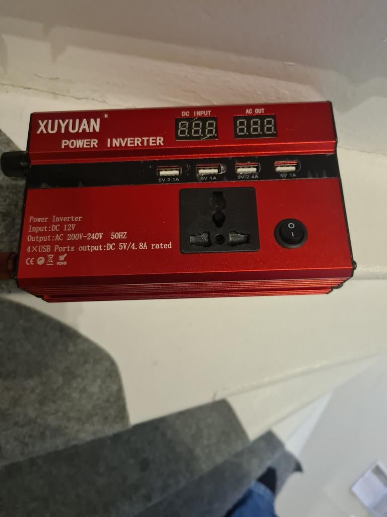 Omvormer 12V naar 230v 300w, Ophalen of Verzenden, Nieuw