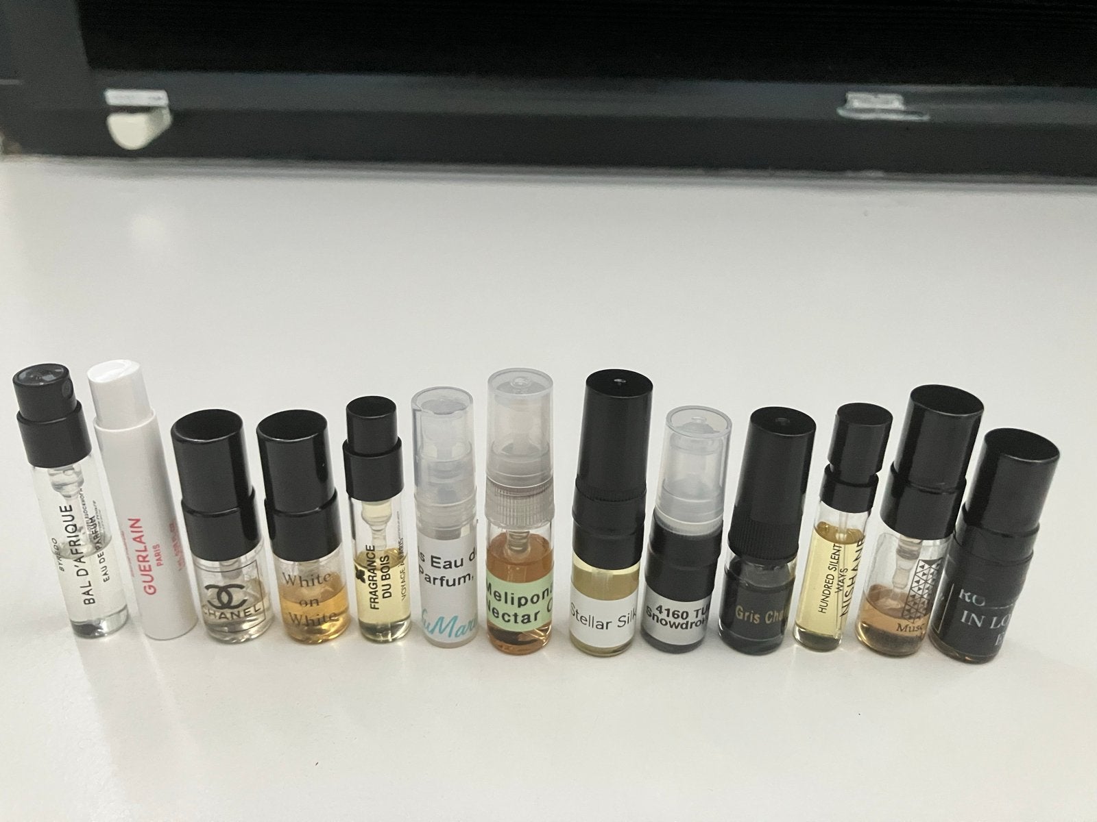 13 Niche parfum samples, Ophalen of Verzenden, Gebruikt