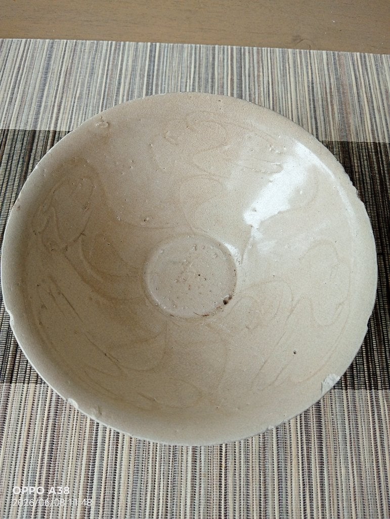 antieke steengoed kom uit china, Antiek en Kunst, Antiek | Keramiek en Aardewerk, Ophalen of Verzenden
