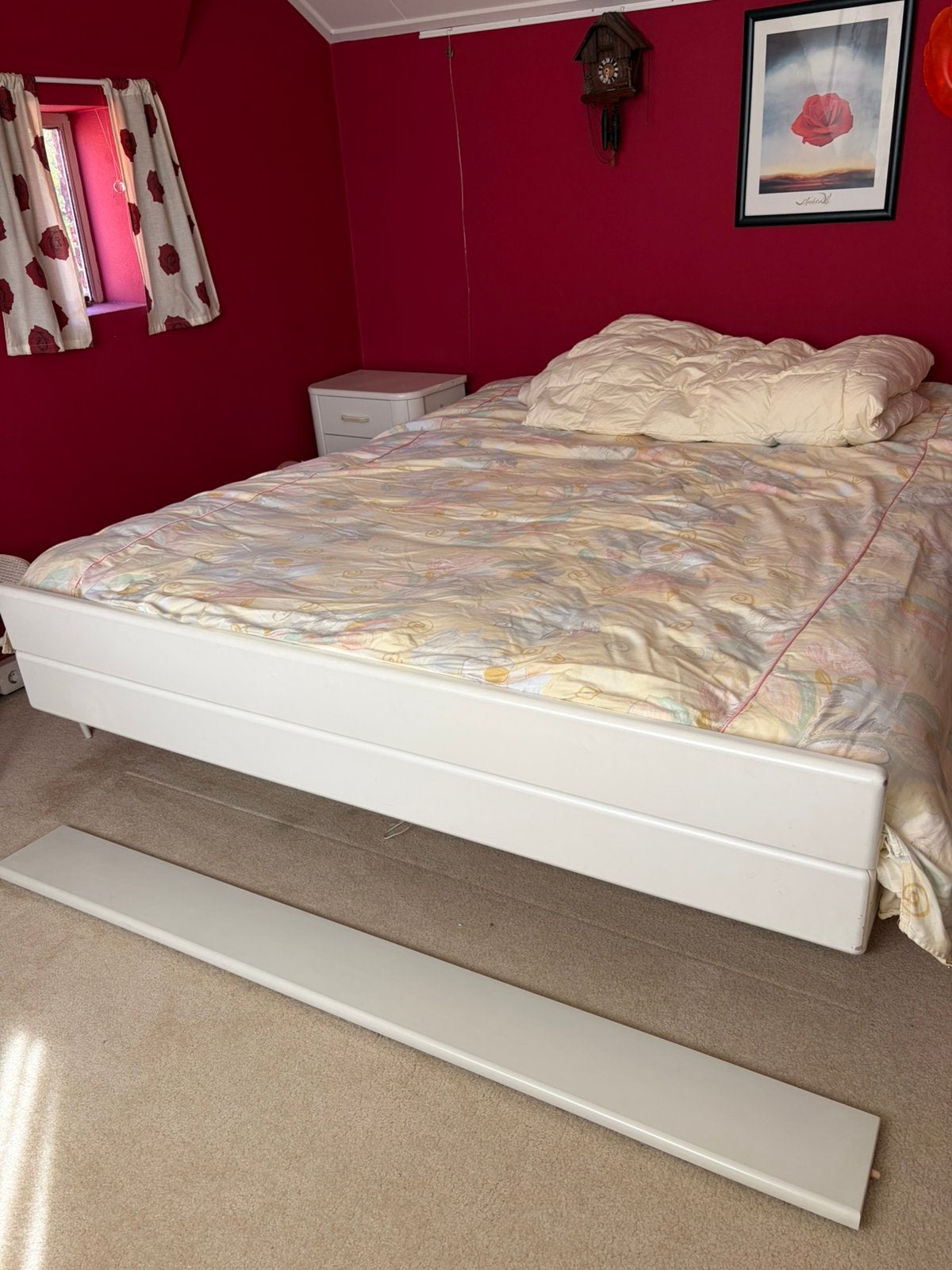2 persoons bed, met toebehoren, Ophalen
