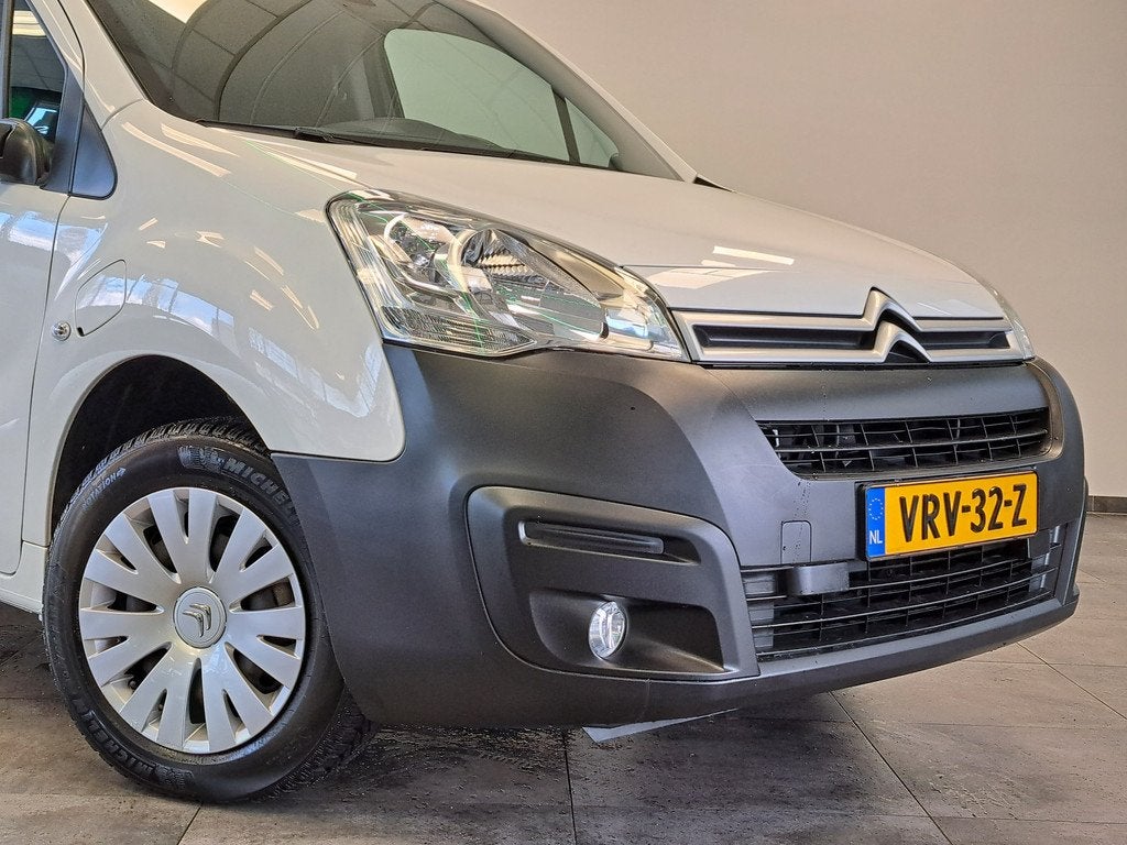 Citroën Berlingo Full Electric Club Lang Clima Cruise Bluet, Auto's, Bestelauto's, Gebruikt, Zwart, Citroën, Wit