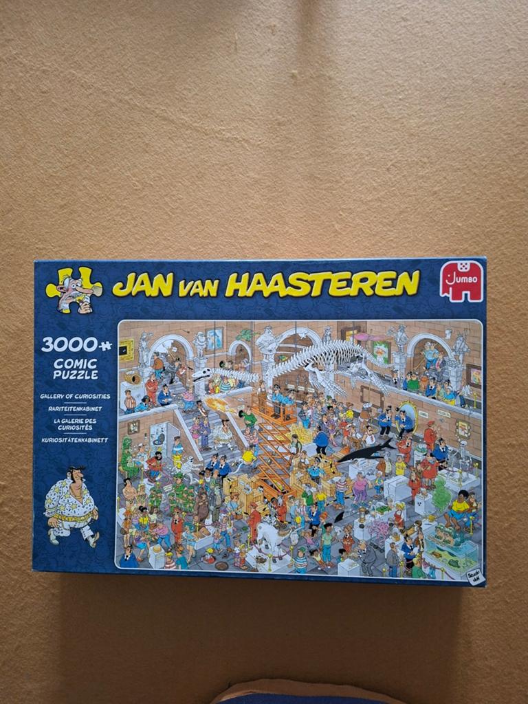 Jan van Haasteren puzzel  Rariteitenkabinet, Ophalen of Verzenden, Meer dan 1500 stukjes, Zo goed als nieuw