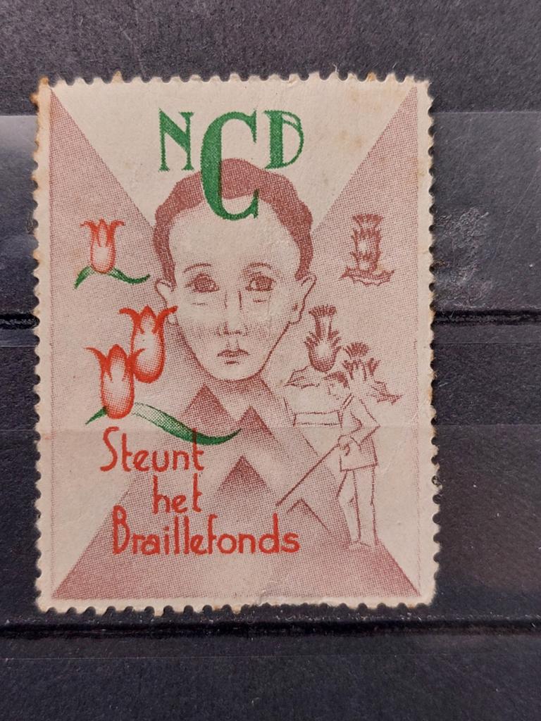Nederland cinderella NCB Braillefonds, Postzegels en Munten, Postzegels | Nederland, Ophalen of Verzenden, T/m 1940