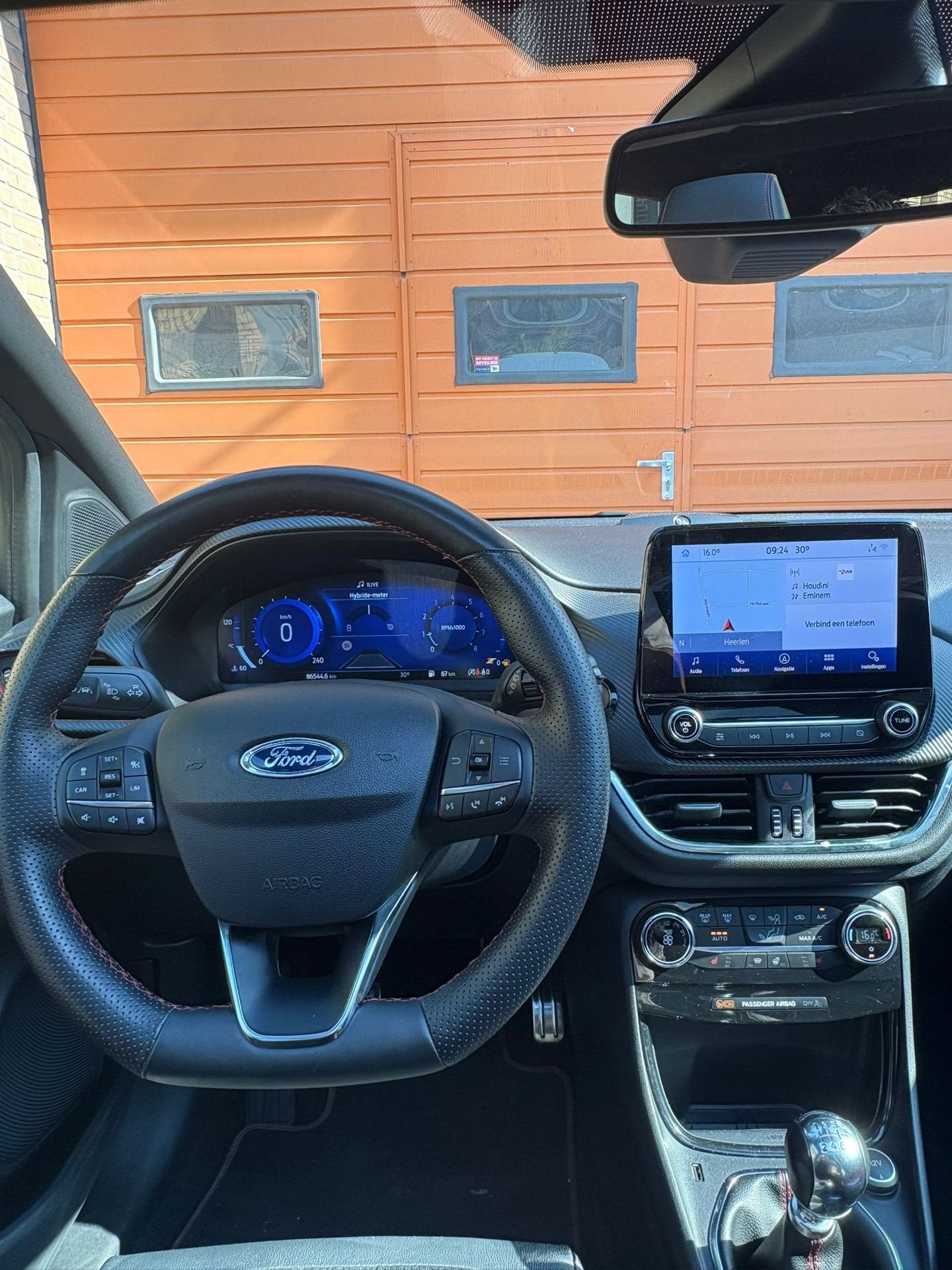 Ford Puma 1.0 EcoBoost Hybrid ST-Line X, Voorwielaandrijving, Zwart, Leder en Stof, Origineel Nederlands