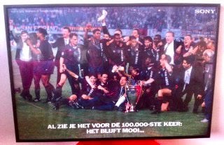 Ajax Winnaar EC 1995 Poster, Verzamelen, Posters, Ophalen, Zo goed als nieuw, A1 t/m A3