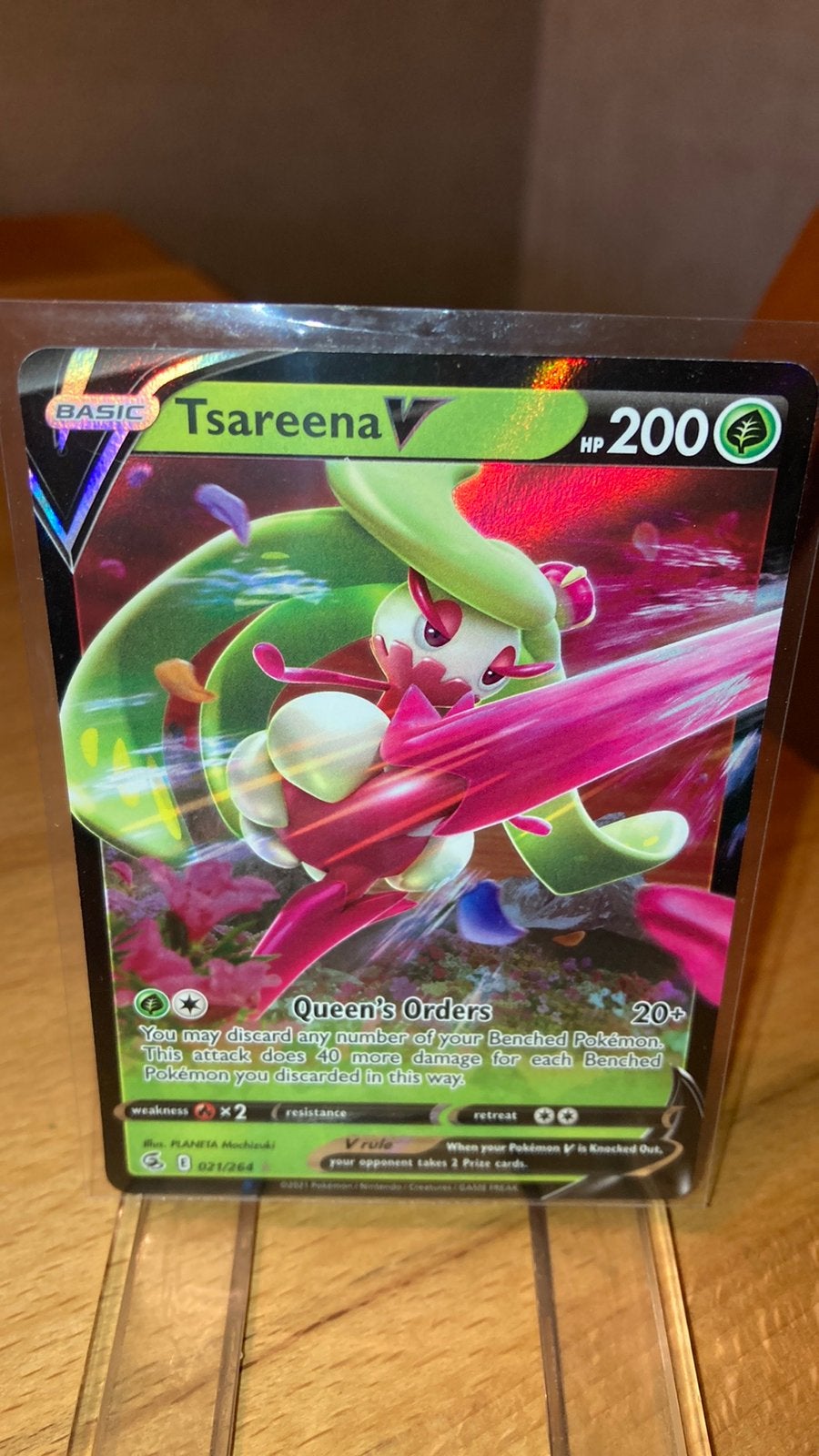 Pokemon Tsareena V 31/264 Fusion Strike 3,00 euro, Ophalen of Verzenden, Zo goed als nieuw