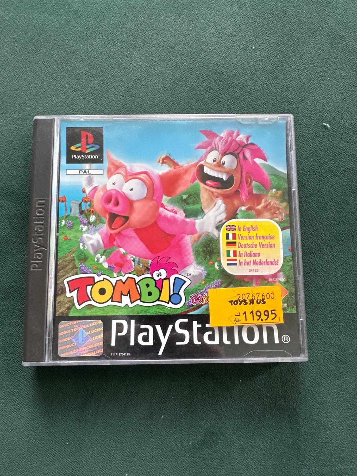 Tombi! 1 - Zeldzame Klassieker voor PlayStation 1 (PS1), Gebruikt, 1 speler, Ophalen of Verzenden, Platform